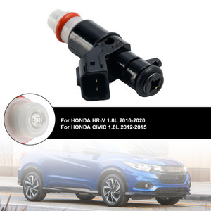 2012-2020 HONDA HR-V CIVIC 1.8L 1PCS Fuel Injector 16450-R2E-L01 Black Generic