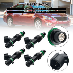 2014-2018 Nissan Altima Rogue 2.5L 4PCS Fuel Injector 16600-9HP0A Black Generic