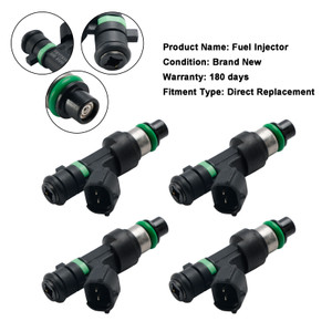 2014-2018 Nissan Altima Rogue 2.5L 4PCS Fuel Injector 16600-9HP0A Black Generic