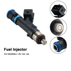 VAUXHALL 1.0L 1.2L 1.4L 1PCS PETROL ENGINE FUEL INJECTOR 24420543 Black Generic