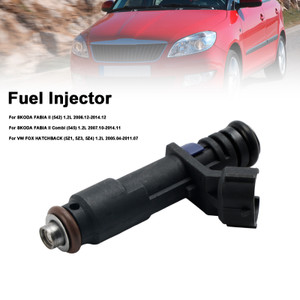 2005-2011 VW FOX HATCHBACK 1PCS Fuel Injector 03D906031G Black Generic