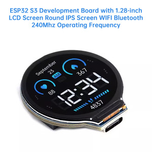 ESP32 S3 Development Board with 1.28-inch LCD Screen Round IPS Screen Bluetooth