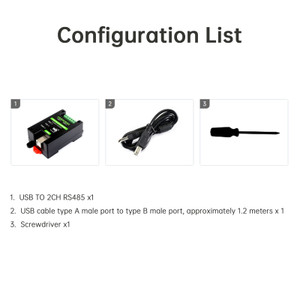 Industrial Grade Isolated USB to 2-Way RS485 Serial Port Converter FT2232HL Chip