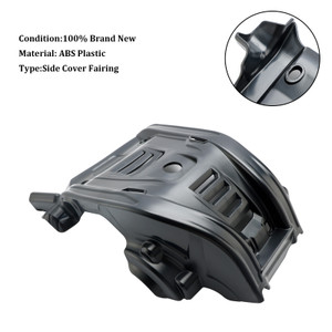 2023-2024 Honda CRF300 CRF300L Skid Plate Engine Guard Crack Plastic Black Generic