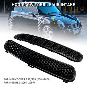 2001-2008 Mini Cooper R50/R53 R52 Hood Cowl Grille Air Intake Duct 7122506 & 7122505 Generic