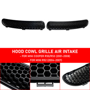 2001-2008 Mini Cooper R50/R53 R52 Hood Cowl Grille Air Intake Duct 7122506 & 7122505 Generic
