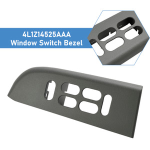 Ford Expedition Window Switch Bezel Driver Side Front 4L1Z14525AAA Generic