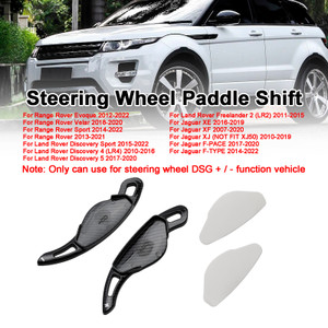 2010-2022 Land Rover Discovery Sport 4/5 Freelander 2 Carbon Fiber Style Steering Wheel Shift Paddle Shifter Generic