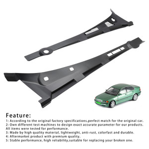 1992-1999 BMW E36 318i 325i 328i M3 Left+Right Windshield Cowl Cover 51711960843 44 Generic