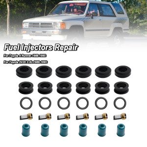 1988-1995 Toyota 4 Runner 3VZE 3.0L 6* Fuel Injectors Repair Kit 4319 Generic