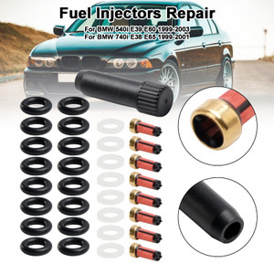 1999-2003 BMW 540i 740i 740iL 8* Fuel Injectors Repair Kit Generic