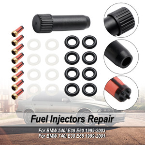 1999-2003 BMW 540i 740i 740iL 8* Fuel Injectors Repair Kit Generic