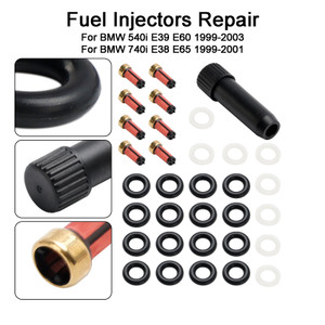 1999-2003 BMW 540i 740i 740iL 8* Fuel Injectors Repair Kit Generic