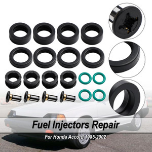 1985-2002 Honda Accord Civic CRX Odyssey CR-V Prelude 4* Fuel Injector Repair Kit O-Rings Seals Generic