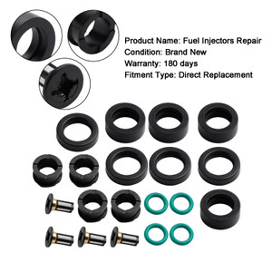 1985-2002 Honda Accord Civic CRX Odyssey CR-V Prelude 4* Fuel Injector Repair Kit O-Rings Seals Generic