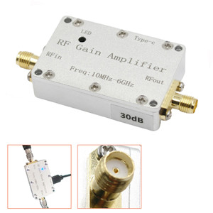 10M-6GHz RF Amplifier 30dB High Gain Driver Receiving Amplifier Receiver System