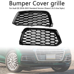 2018-2022 Audi Q5 2PCS Front Bumper Cover Grille Bezel Insert 80A807679D Generic
