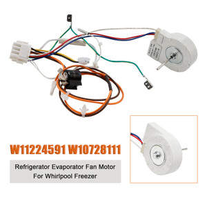 W11224591 W10728111 Refrigerator Evaporator Fan Motor