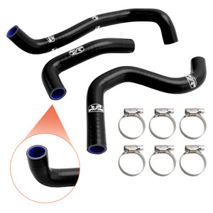 2020-2022 Triumph Street Triple 765R/ 765RS Silicone Radiator coolant Hose kit Black Generic