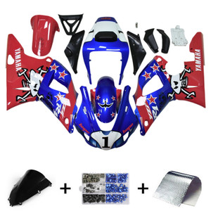 1998-1999 Yamaha YZF 1000 R1 Injection Fairing Kit Bodywork Plastic ABS #132