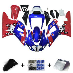 Injection Fairing Kit Bodywork Plastic ABS fit For Yamaha YZF-R1 1998-1999