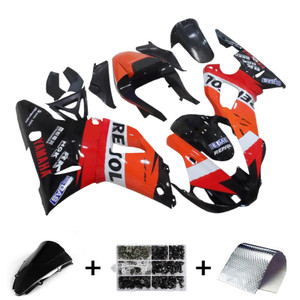 2000-2001 Yamaha YZF 1000 R1 Injection Fairing Kit Bodywork Plastic ABS Amotopart Fairing #140