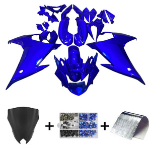 2009-2015 Yamaha FZ6R Injection Fairing Kit Bodywork Plastic ABS Amotopart Fairing #120