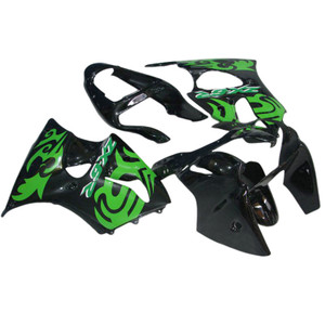 2000-2002 Kawasaki ZX6R 636 / 2005-2008 ZZR600 Injection Fairing Kit Bodywork Amotopart Fairing #128