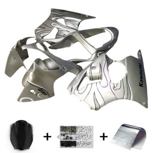 2000-2002 Kawasaki ZX6R 636 / 2005-2008 ZZR600 Injection Fairing Kit Bodywork Amotopart Fairing #130