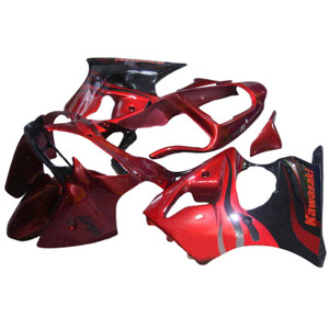 2000-2002 Kawasaki ZX6R 636 / 2005-2008 ZZR600 Injection Fairing Kit Bodywork Amotopart Fairing #131