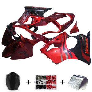 2000-2002 Kawasaki ZX6R 636 / 2005-2008 ZZR600 Injection Fairing Kit Bodywork Amotopart Fairing #131