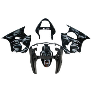 2000-2002 Kawasaki ZX6R 636 / 2005-2008 ZZR600 Injection Fairing Kit Bodywork Amotopart Fairing #132