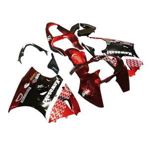 2000-2002 Kawasaki ZX6R 636 / 2005-2008 ZZR600 Injection Fairing Kit Bodywork Amotopart Fairing #138