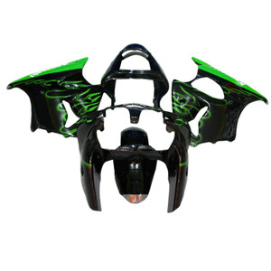 2000-2002 Kawasaki ZX6R 636 / 2005-2008 ZZR600 Injection Fairing Kit Bodywork Amotopart Fairing #141