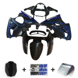 2000-2002 Kawasaki ZX6R 636 / 2005-2008 ZZR600 Injection Fairing Kit Bodywork Amotopart Fairing #147