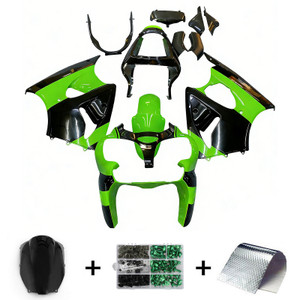 2000-2002 Kawasaki ZX6R 636 / 2005-2008 ZZR600 Injection Fairing Kit Bodywork Amotopart Fairing #148