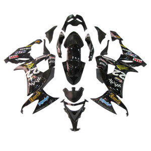 2008-2010 Kawasaki ZX10R Injection Fairing Kit Bodywork Plastic ABS Amotopart Fairing #147