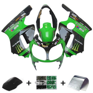 2000-2001 Kawasaki ZX12R Injection Fairing Kit Bodywork Plastic ABS Amotopart Fairing   #117