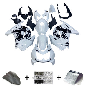 2008-2012 Kawasaki EX250 Ninja250R Injection Fairing Kit Bodywork Plastic ABS Amotopart Fairing #142