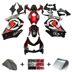 2008-2012 Kawasaki EX250 Ninja250R Injection Fairing Kit Bodywork Plastic ABS Amotopart Fairing #145