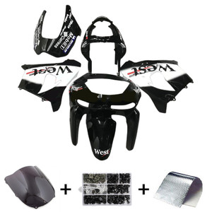 1998-1999 Kawasaki ZX6R Injection Fairing Kit Bodywork Plastic ABS Amotopart Fairing #109