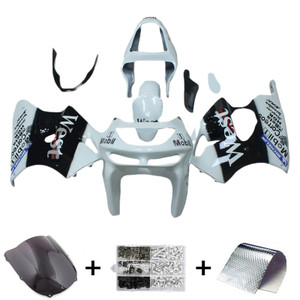 1998-1999 Kawasaki ZX6R Injection Fairing Kit Bodywork Plastic ABS Amotopart Fairing #113