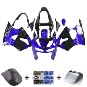 1998-1999 Kawasaki ZX6R Injection Fairing Kit Bodywork Plastic ABS Amotopart Fairing #114