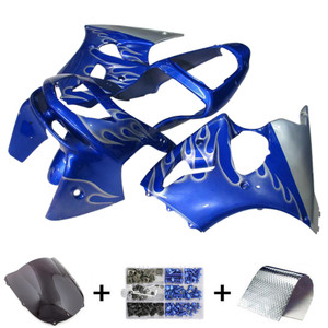 1998-1999 Kawasaki ZX6R Injection Fairing Kit Bodywork Plastic ABS Amotopart Fairing #115