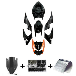 2007-2009 Kawasaki Z1000 Injection Fairing Kit Bodywork Plastic ABS Amotopart Fairing #108