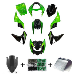 2007-2009 Kawasaki Z1000 Injection Fairing Kit Bodywork Plastic ABS Amotopart Fairing #113