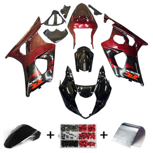 2003-2004 Suzuki GSXR1000 K3 Injection Fairing Kit Bodywork Plastic ABS Amotopart Fairing #140