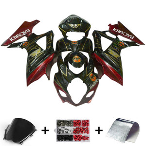 2007-2008 Suzuki GSXR1000 K7 Injection Fairing Kit Bodywork Plastic ABS Amotopart Fairing #159