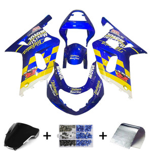 2001-2003 Suzuki GSXR600 / 2000-2003 GSXR750 K1 Injection Fairing Kit Bodywork Plastic ABS Amotopart Fairing #115