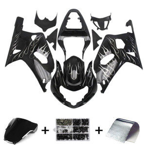 2001-2003 Suzuki GSXR600 / 2000-2003 GSXR750 K1 Injection Fairing Kit Bodywork Plastic ABS Amotopart Fairing #122